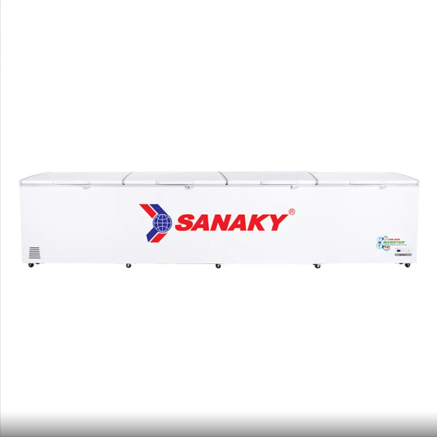 Tủ đông Sanaky 2000 lít VH-2399HY3 (1 ngăn, 4 cánh, dàn đồng, Inverter)