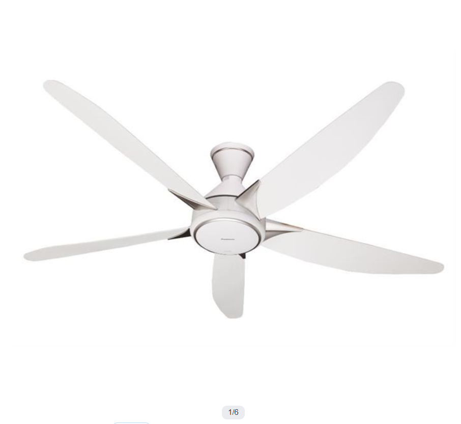 Quạt trần Pana F-60GDSTBWRV (5 cánh- có khiển màu trắng)