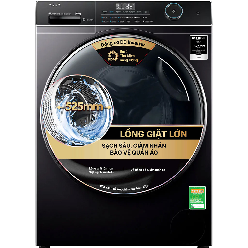 Máy giặt Aqua 10 kg AW10-B4959U1K(B) (Cửa ngang)