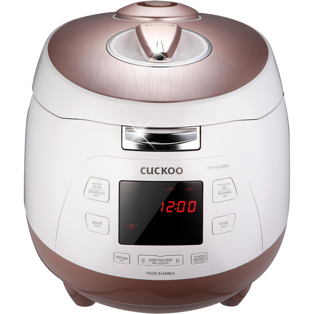 Nồi cơm điện tử 1.8 lít Cuckoo CRP-M1000S (màu trắng đồng)