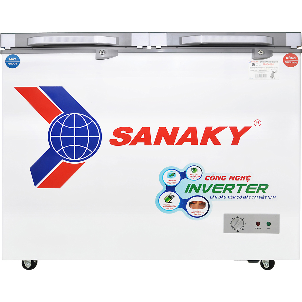 Tủ đông Sanaky 220 lít VH-2899W4K ( 2 ngăn, 2 cánh)