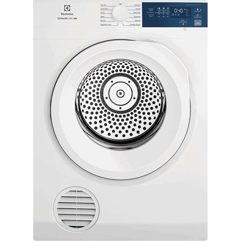 Máy sấy quần áo thông hơi Electrolux 7.5 Kg EDV754H3WB