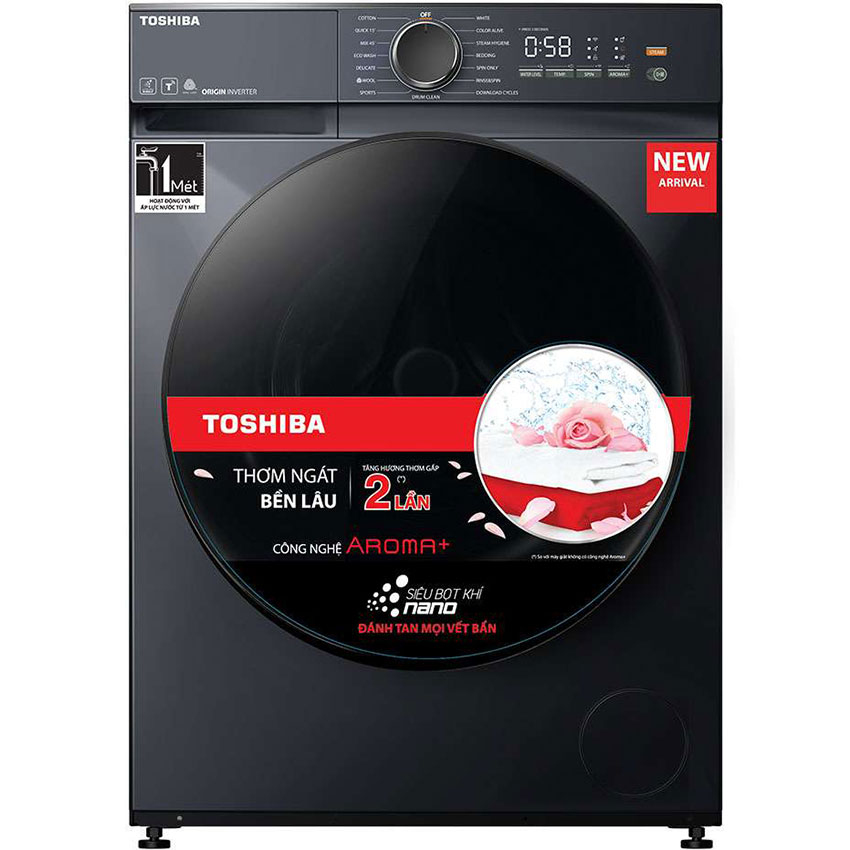 Máy giặt sấy Toshiba TWD-T21BU115UWV(MG) (10.5kg giặt - 7kg sấy)