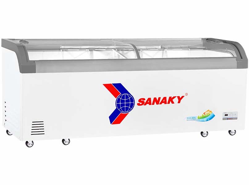 Tủ đông Sanaky 750 lít VH-1099KA (1 ngăn, 2 cánh kính lùa)