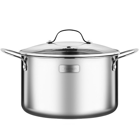 Nồi Inox cao cấp đáy liền thân 3 lớp Tri-max Elmich EL-3733 (Phi 20)