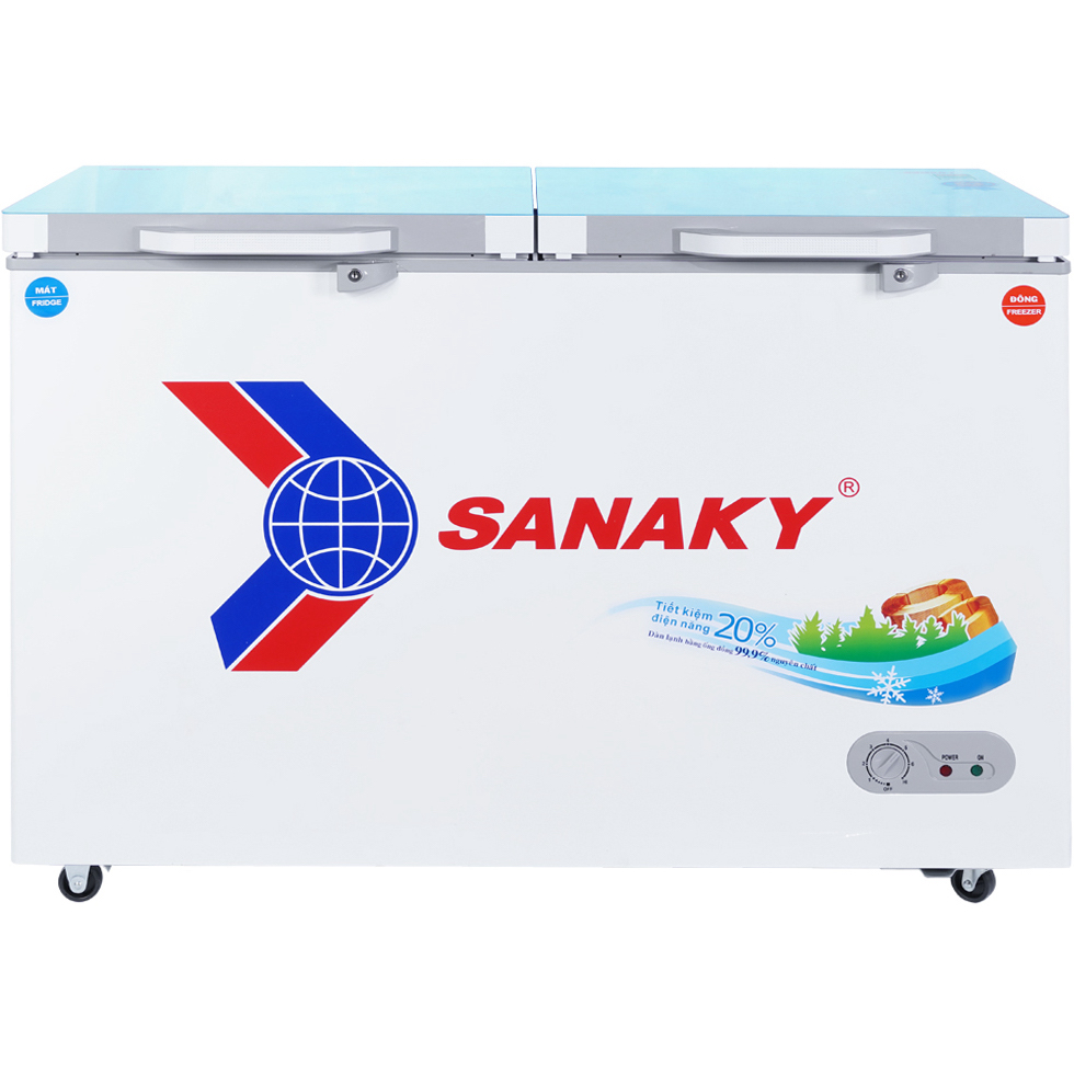 Tủ đông Sanaky 270 lít VH-3699W2KD (2 ngăn, 2 cánh)