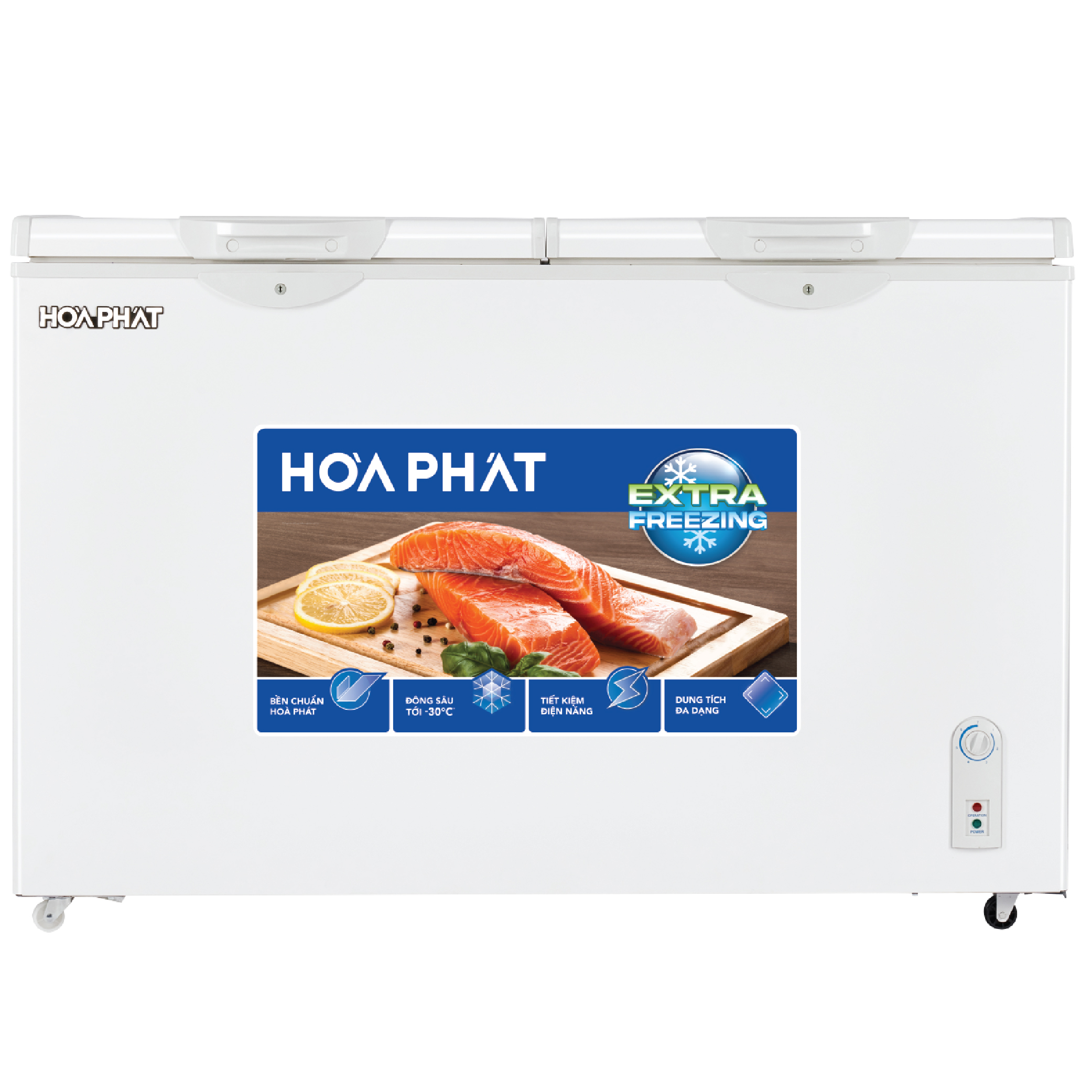 Tủ đông Hòa Phát 205 lít HCF506S2N2 (2 ngăn, 2 cánh)