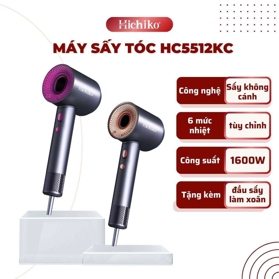 Máy Sấy Tóc Không Cánh Hichiko HC5512KC (1600W)