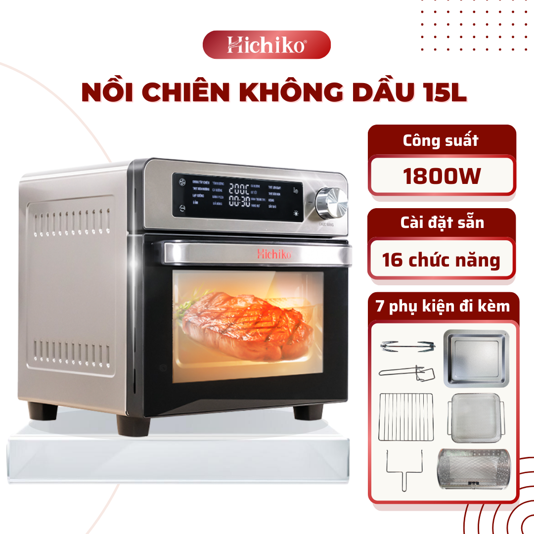 Lò nướng điện Hichiko HC-976 (Lò vuông- 15L)