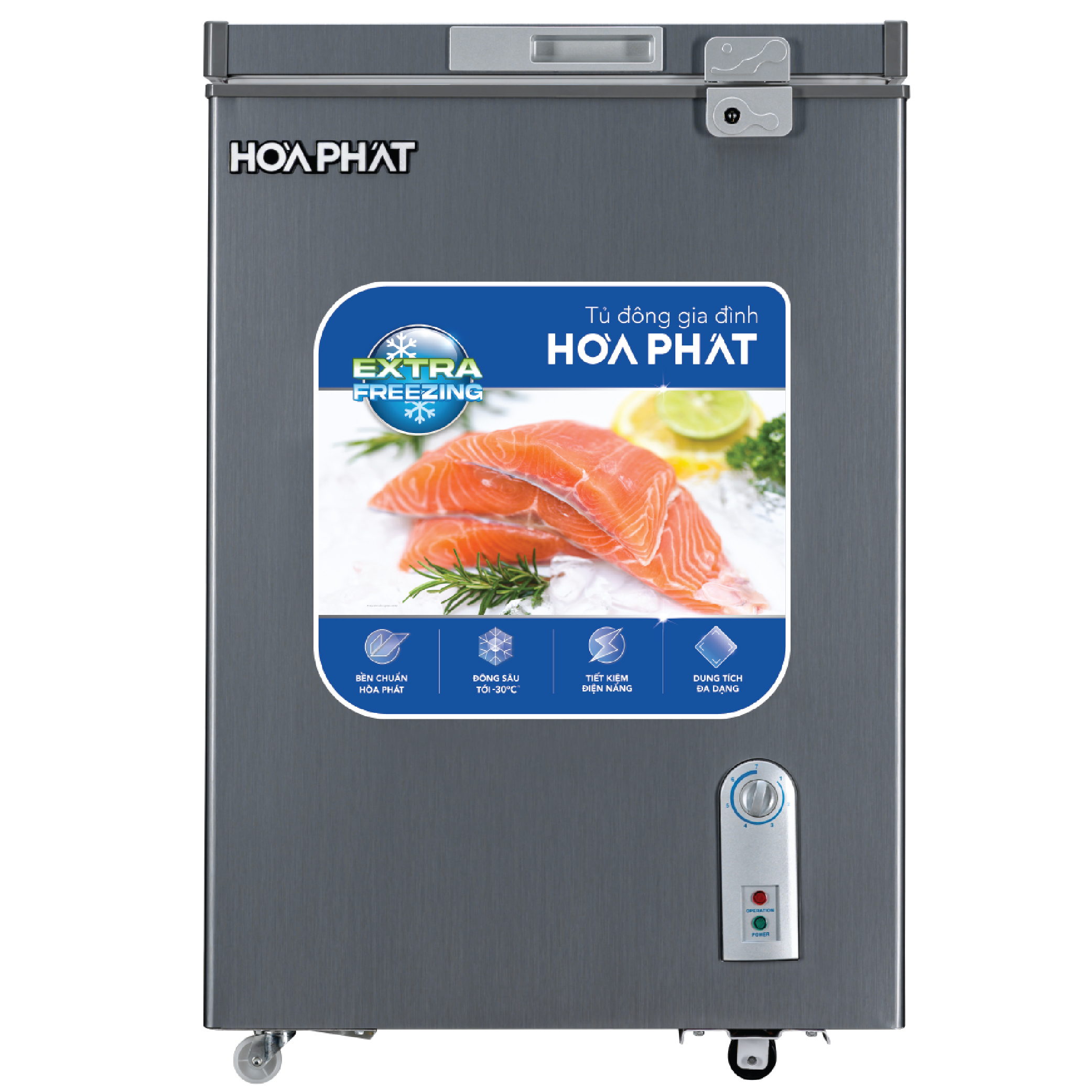 Tủ đông Hòa Phát 107 lít HPF AD6107G (1 cánh)