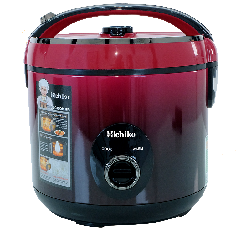 Nồi cơm điện Hichiko 1.8 lít HC-1022 (màu đỏ)