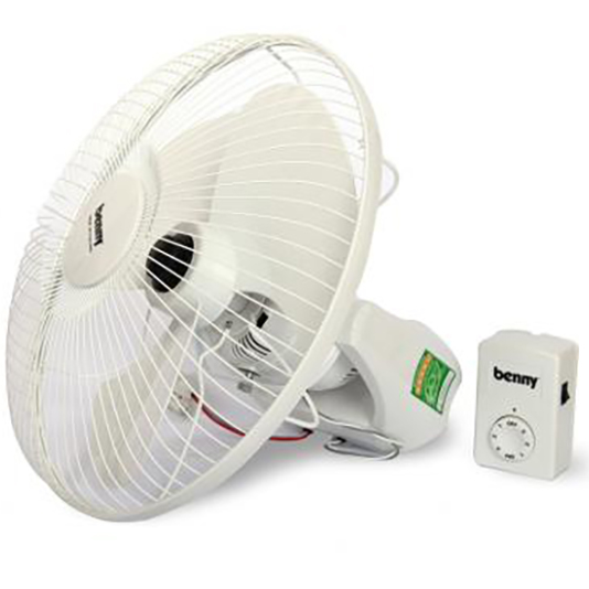 Quạt đảo trần Benny BFC43 (có khiển-màu trắng)