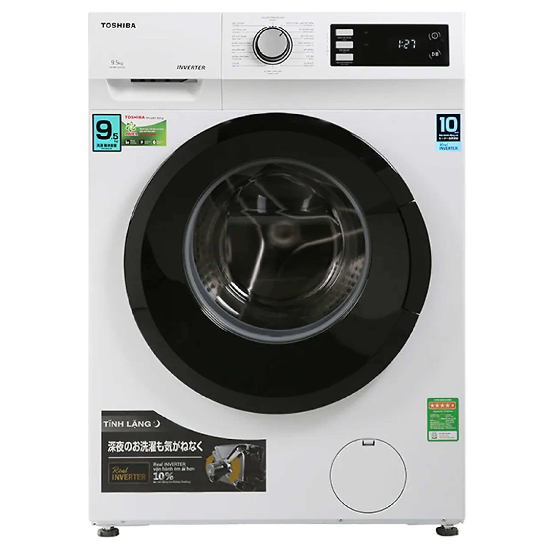 Máy giặt Toshiba 9.5 Kg TW-BK105S2V(WS)