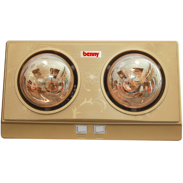 Đèn sưởi nhà tắm Benny BHT022X (2 bóng-550W)