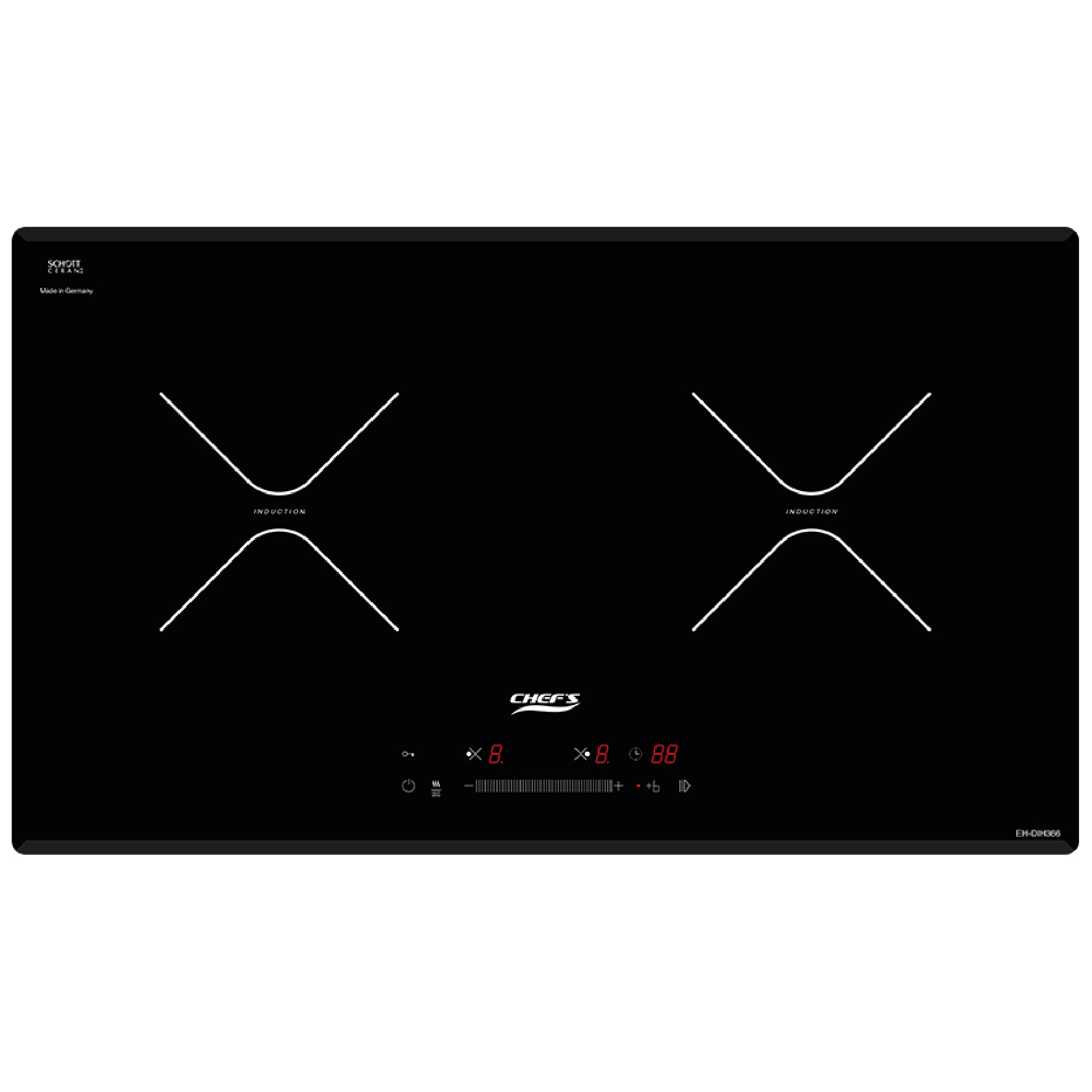 Bếp từ đôi Chef's EH-DIH366 (4800W)