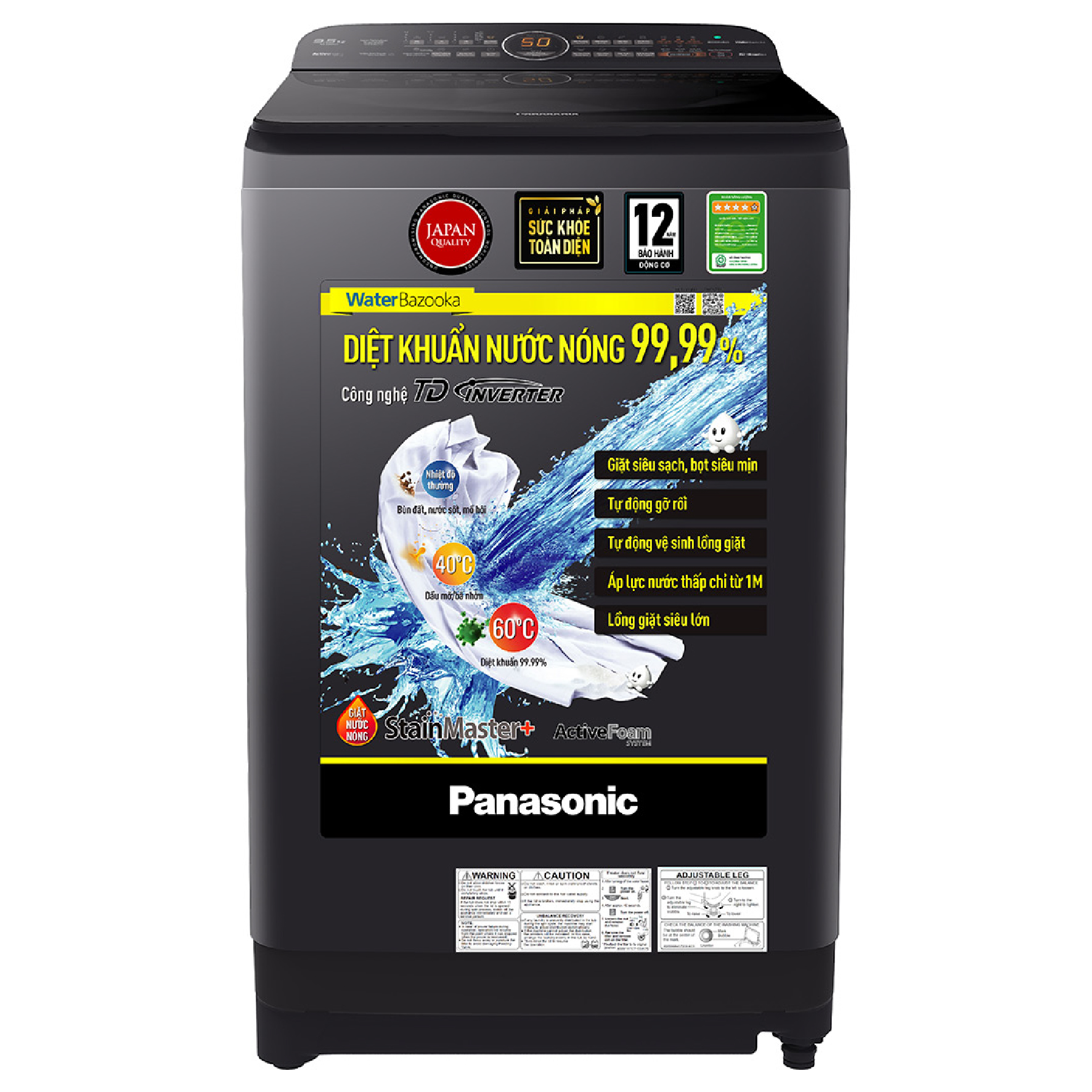 Máy giặt Panasonic 9.5 Kg NA-FD95V1BRV