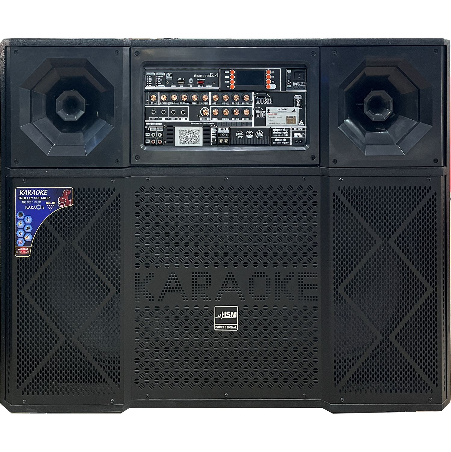 Loa kéo di động Sammax  HSM 4002 (màu đen)