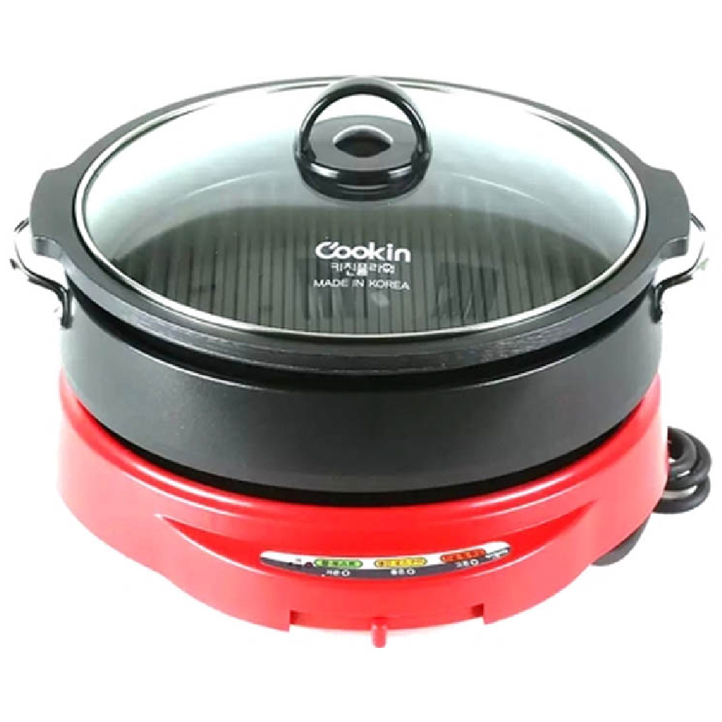 Nồi lẩu điện Cookin KEP-105 (lẩu nướng- 1300W)