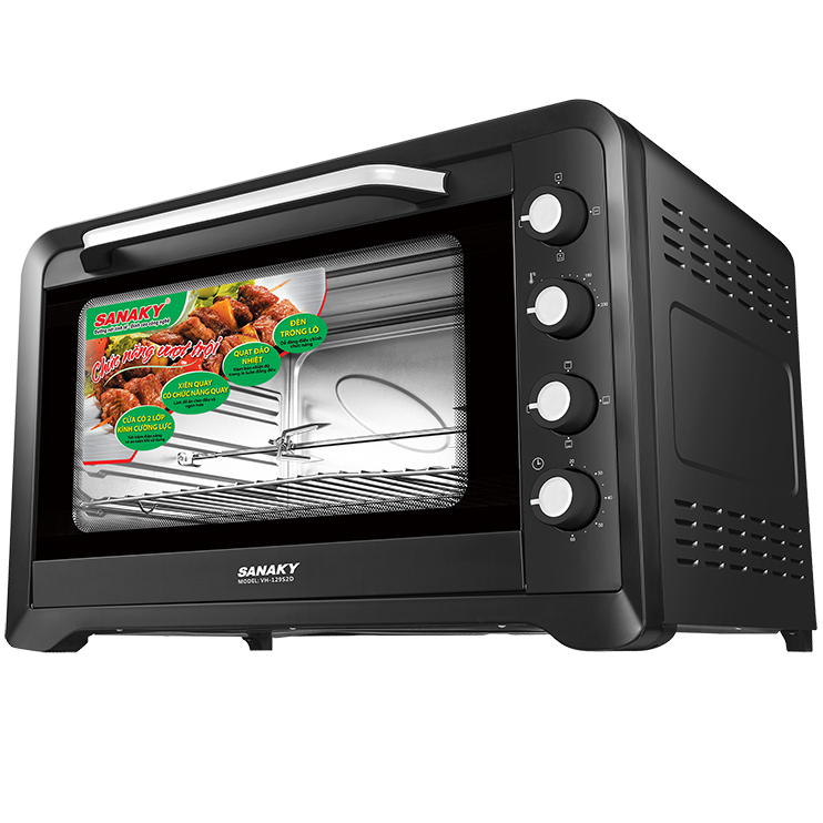 Lò nướng điện Sanaky VH-129S2D (Lò vuông- 120L)