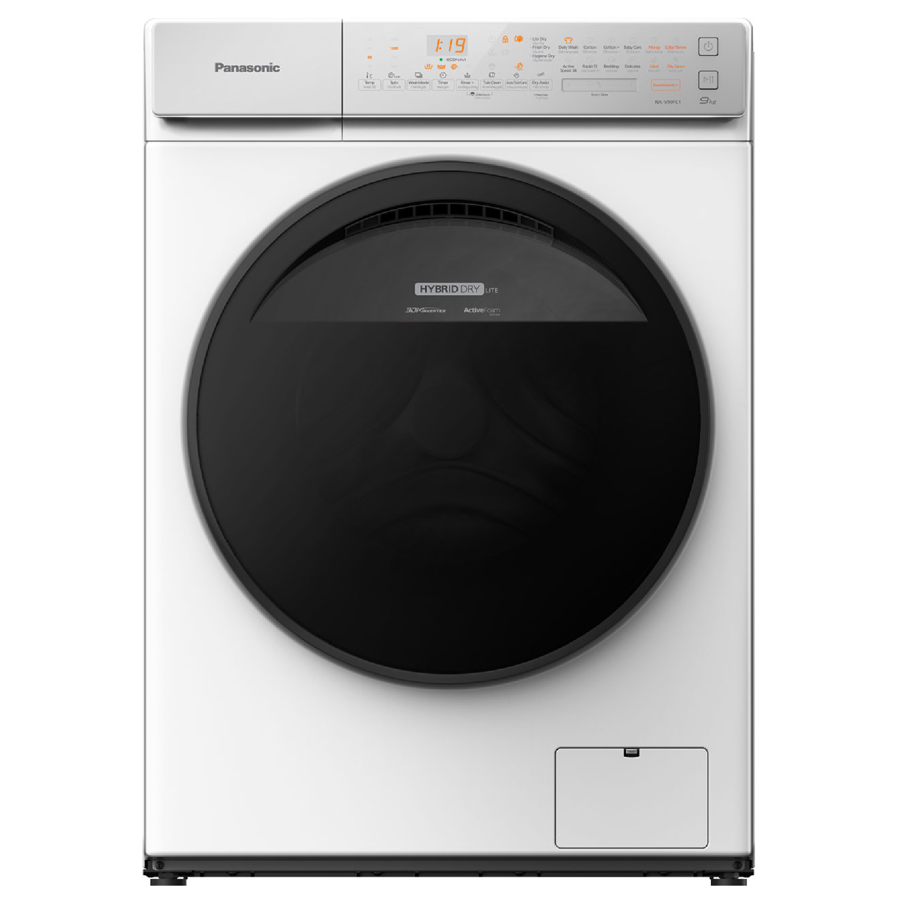 Máy giặt sấy Panasonic 10 kg giặt - 2 kg sấy NA-V10FC1WVT