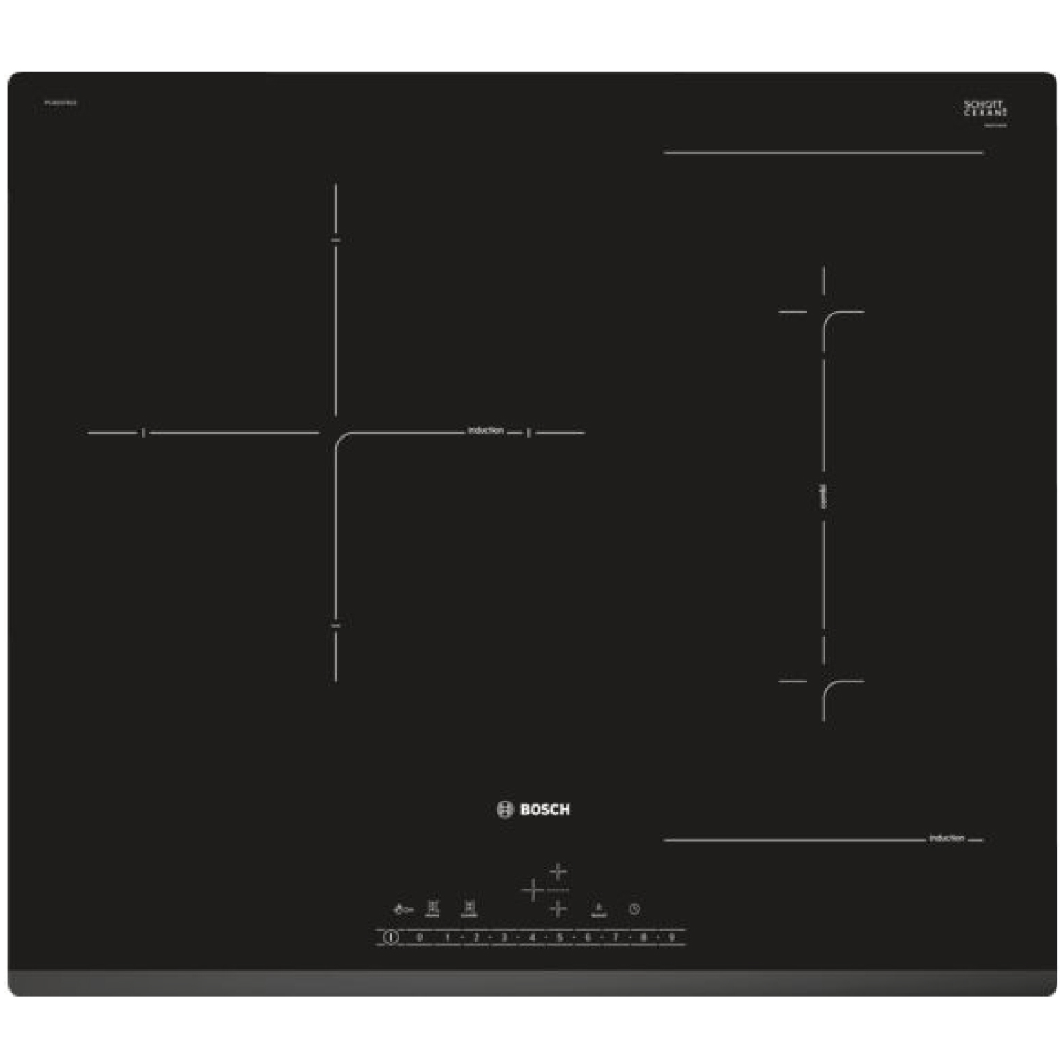 Bếp từ 3 vùng nấu Bosch PVJ631FB1E
