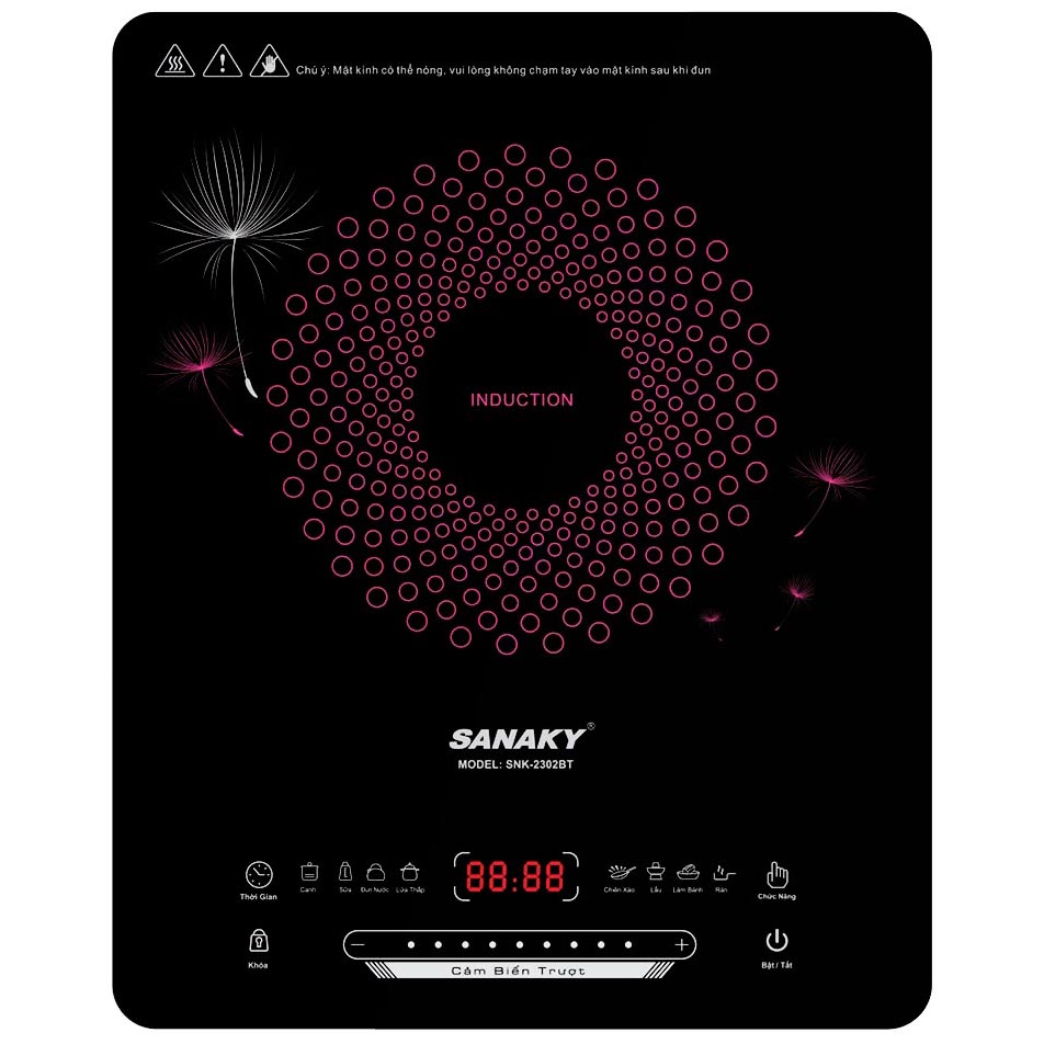 Bếp từ đơn Sanaky SNK-2302BT (2000W- kèm nồi lẩu)