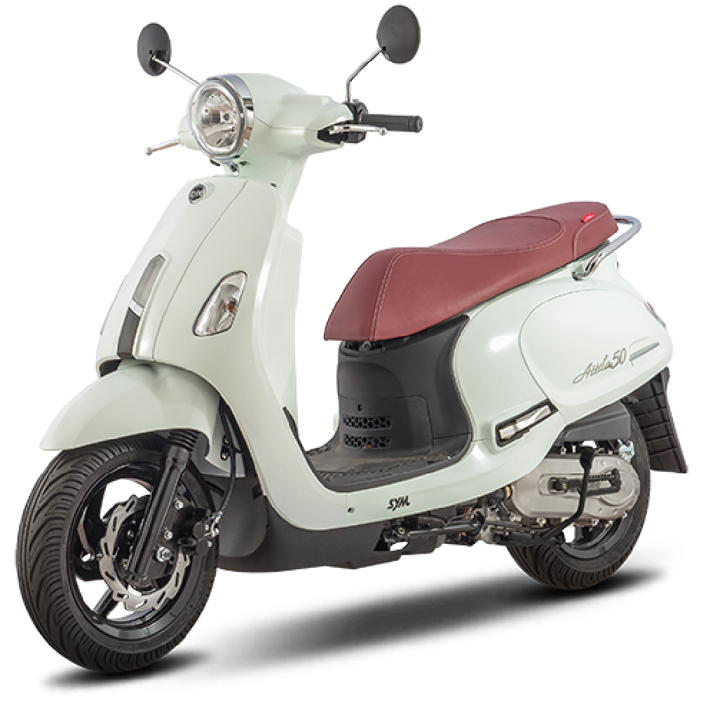 Xe máy 50cc SYM Attila 50 (Trắng)