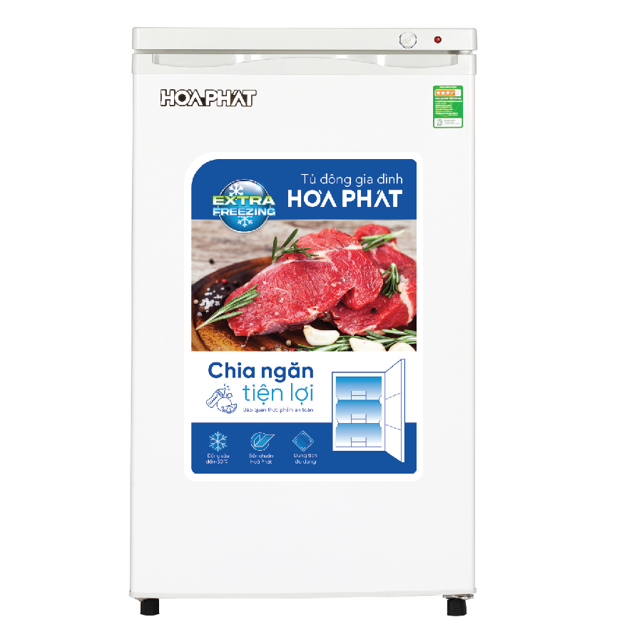 Tủ đông đứng Hòa Phát 106 Lít HPF UAH6106 (1 cánh)