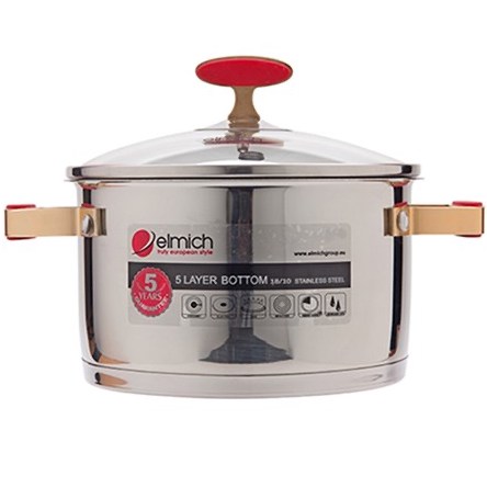 Nồi Inox 304 Red Velvet Elmich 5268 (Phi 20)