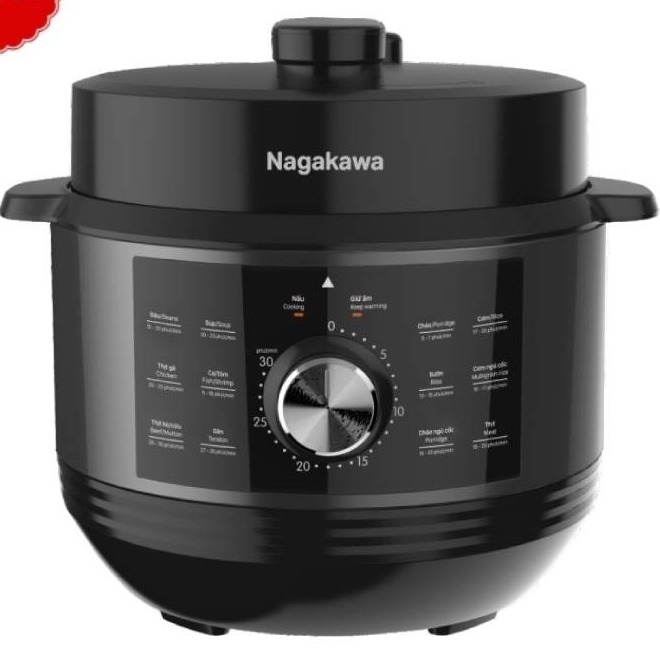 Nồi áp suẩt điện 5 lít Nagakawa NEP5288
