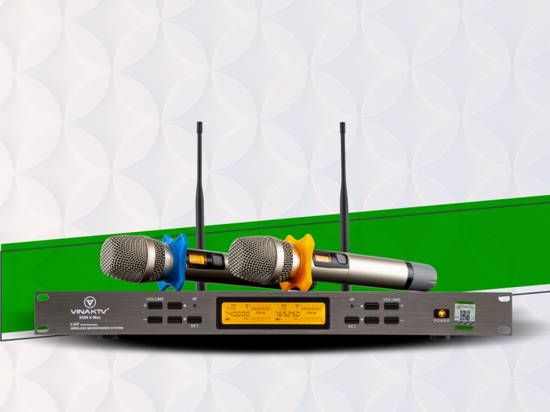Mic VinaKTV S500X-Max (không dây)