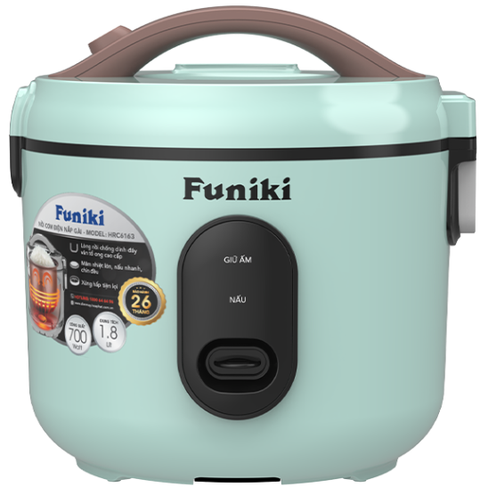 Nồi cơm điện Funiki 1.8 lít HRC6163