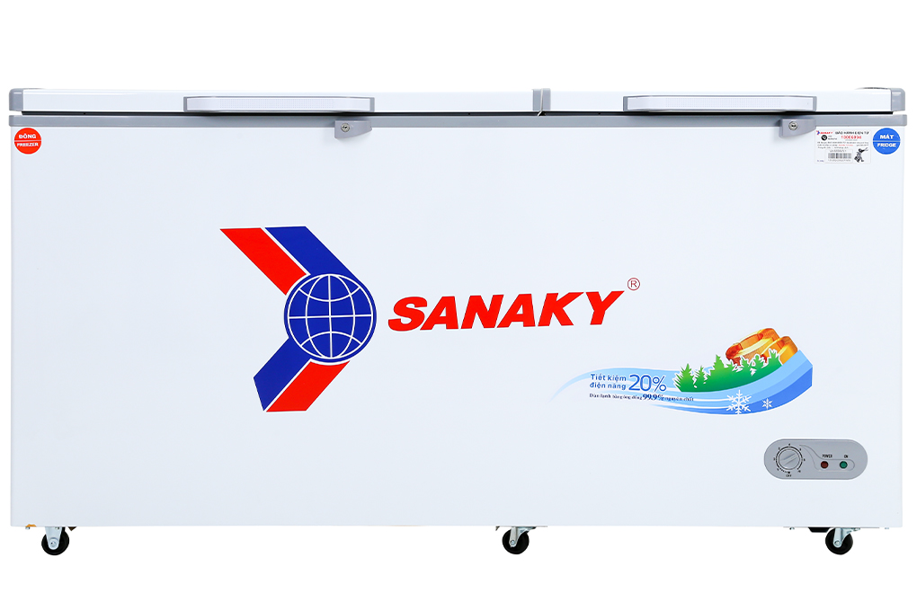 Tủ đông Sanaky 485 lít VH-6699W1 (2 ngăn, 2 cánh)