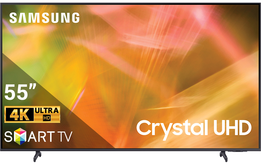 Smart Tivi Samsung 4K 55 inch UA55AU8000KXXV