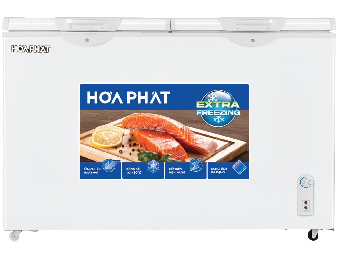 Tủ đông Hòa Phát 240 lít HPF BD6240 (2 ngăn, 2 cánh, dàn đồng )