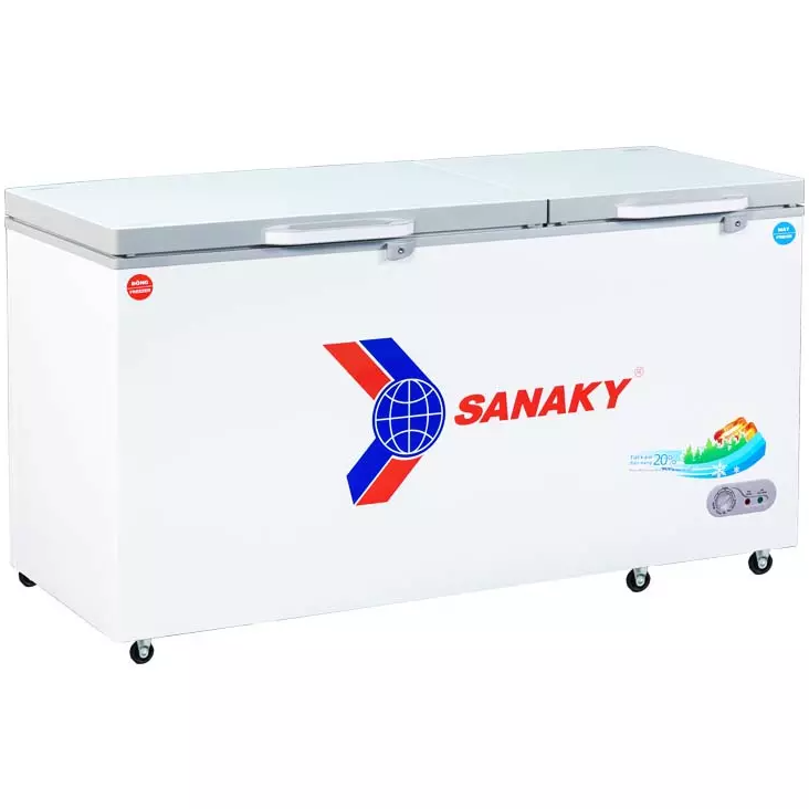 Tủ đông Sanaky 485 lít VH-6699W2K (2 ngăn, 2 cánh)