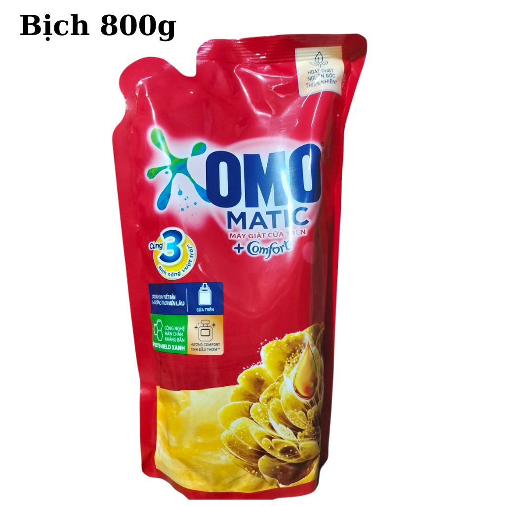 Nước giặt Omo Matic 800g (769ml)