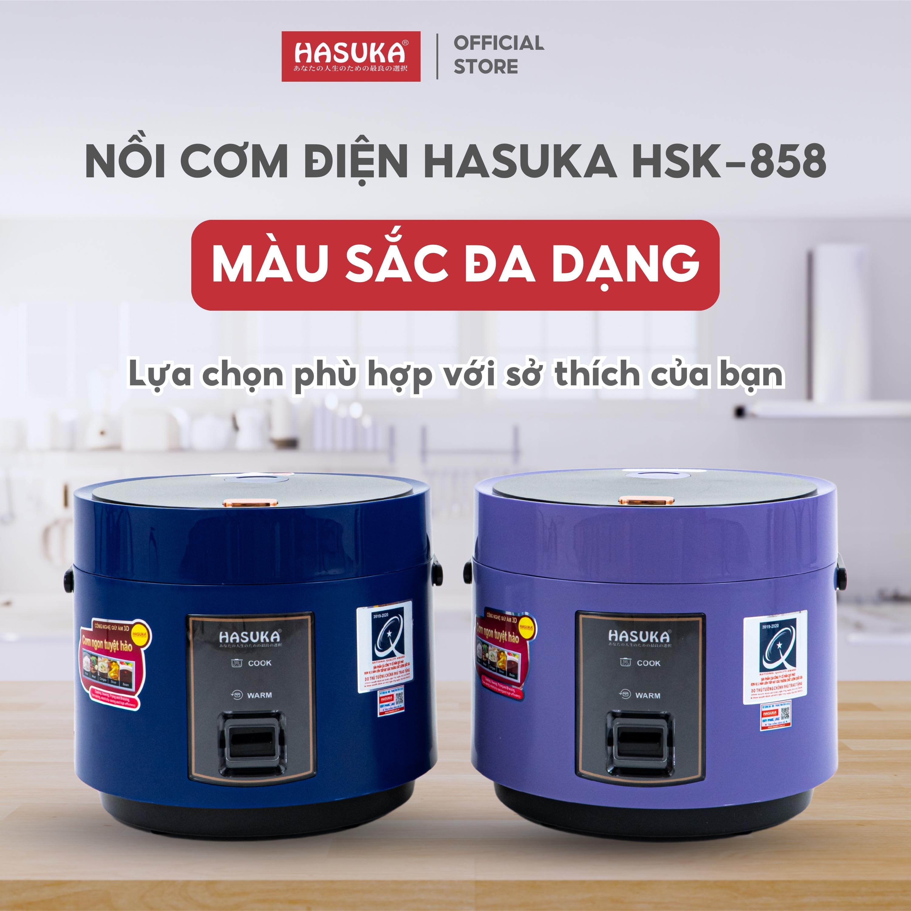 Nồi cơm điện Hasuka 1.8 lít HSK-866 (màu xanh)